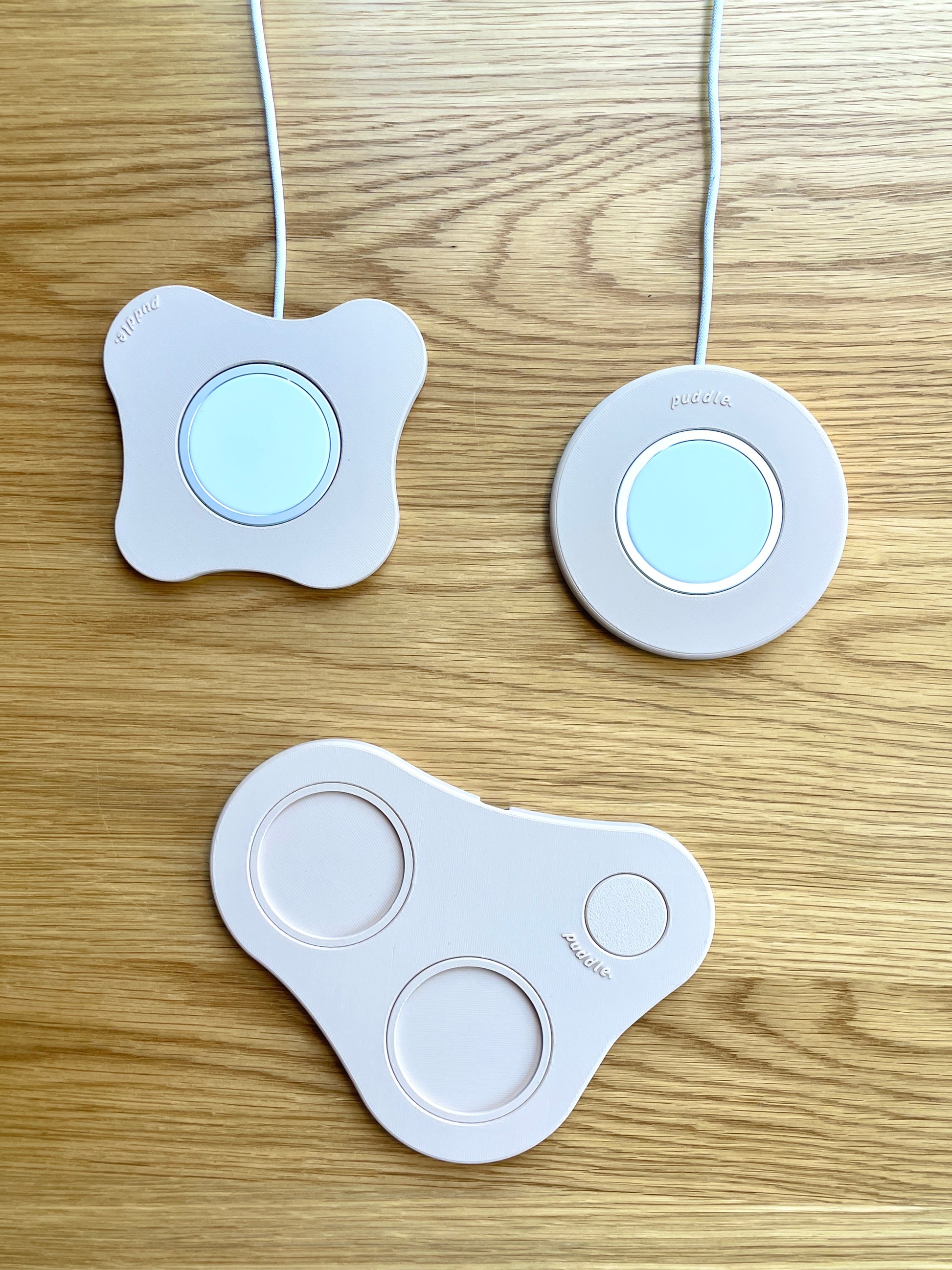 Puddle MagSafe telineet iPhonelle, AirPod-kotelolle ja Apple Watchille